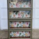 IKEA Dresser with Burlap