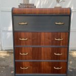 Vintage Oak Display Cabinet